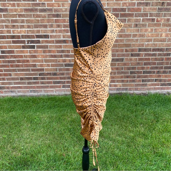 Nyla Cheetah Inspired adjustable Dress - Picture 4 of 13